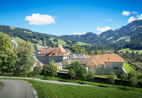 Die Sakrallandschaft der Abteien und Klöster im Saanetal ist Landschaft des Jahres 2018