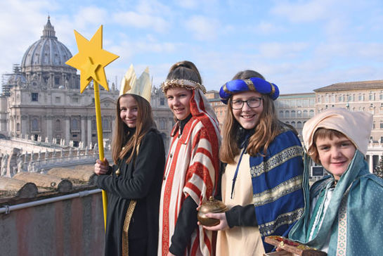 Aargauer Sternsinger im Petersdom