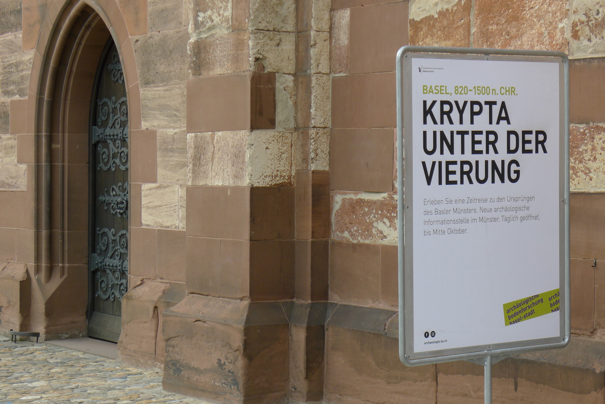 Münsterjubiläum: Krypta unter der Vierung neu zugänglich