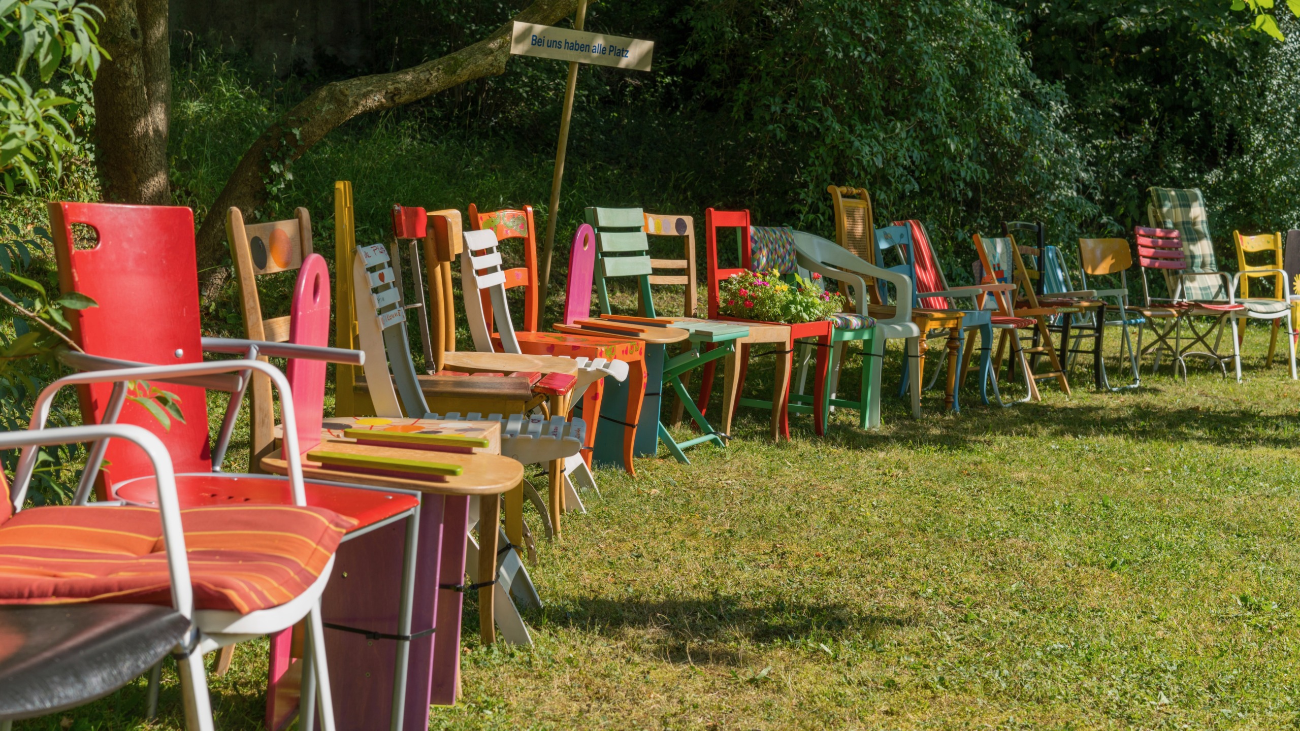 Bänkli-Aktion der Fachstelle Diakonie