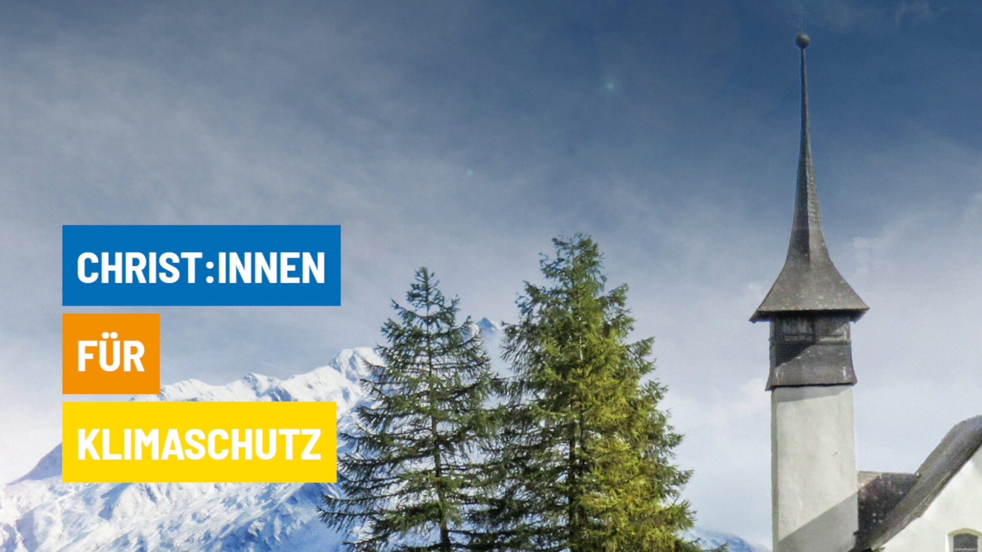 «Christ:innen für Klimaschutz» für Gegenvorschlag zur Gletscher-Initiative