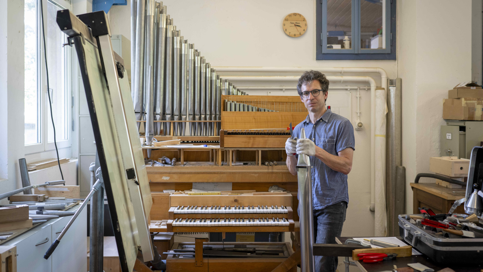 Sommerserie «Kirche backstage», Teil 2: Peter Meier, Orgelbauer