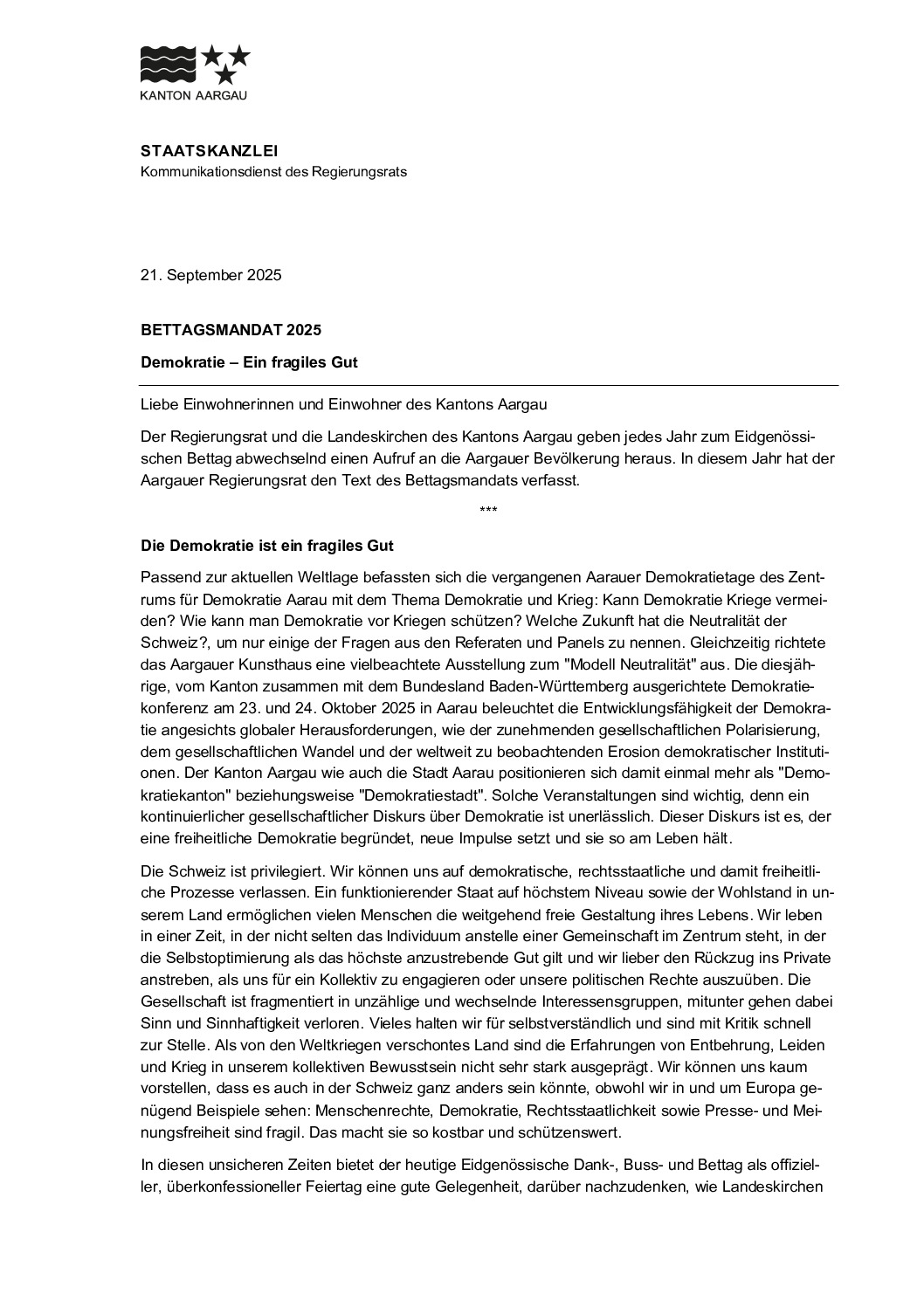 Dank‑, Buss- und Bettag