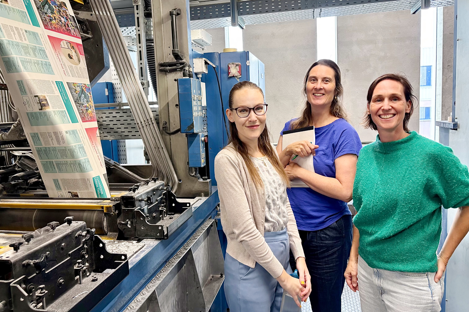 Hier wird der «Lichtblick»zu Papier gebracht