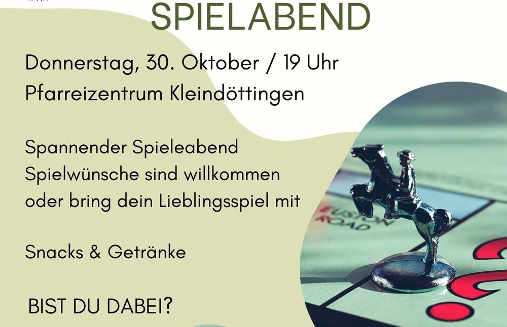 Spieleabend mit dem Frauenbund
