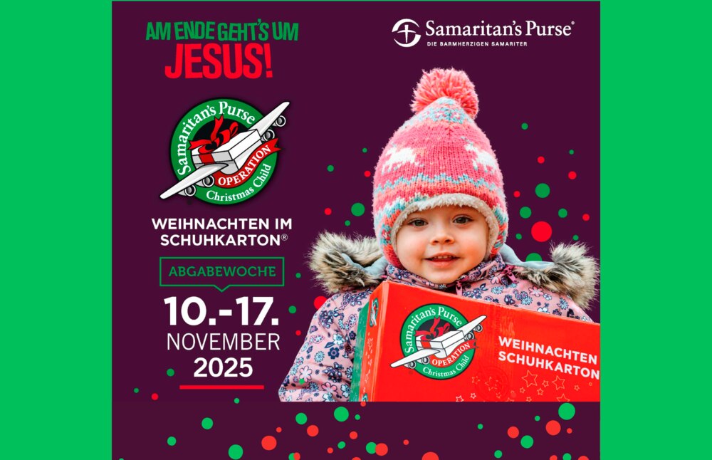 Voranzeige Weihnachten im Schuhkarton