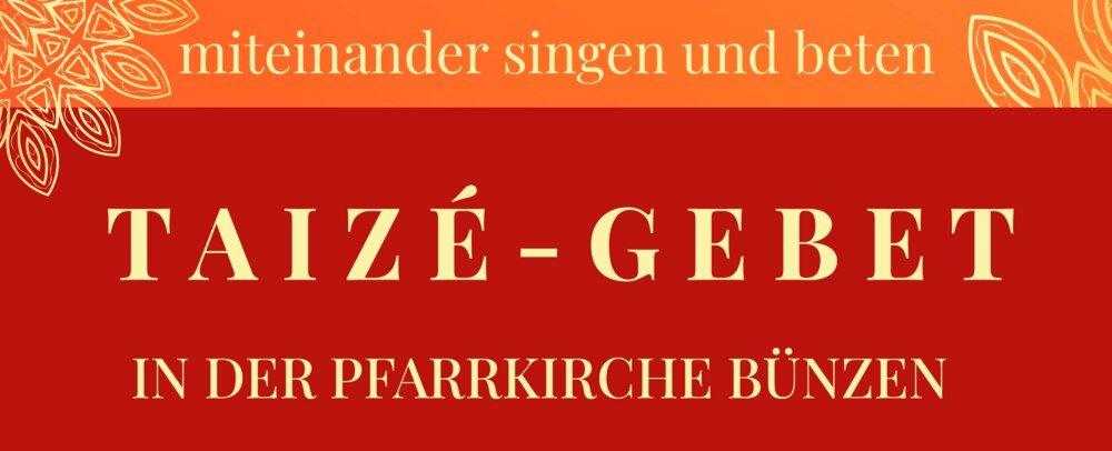 Taizéfeiern in der Adventszeit