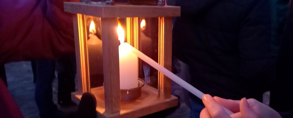 Friedenslicht im
Adventskonzert