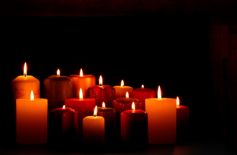 Kerzenschein und
Frühstück