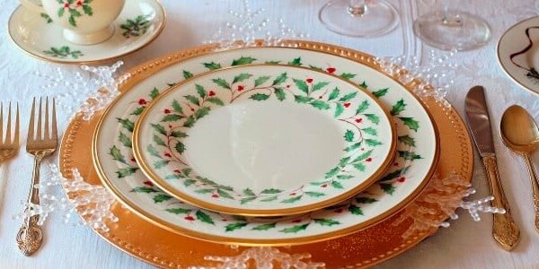 Weihnachtsmittagstisch