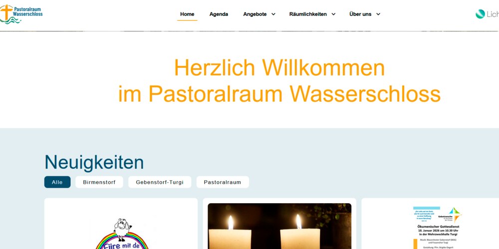 Neue Homepage unseres Pastoralraums