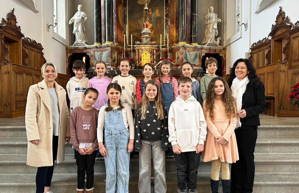 Rückblick Tauferneuerung den kommenden Erstkommunikanten