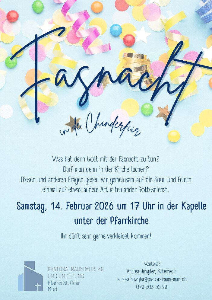 Fasnacht in der
Chinderfiir