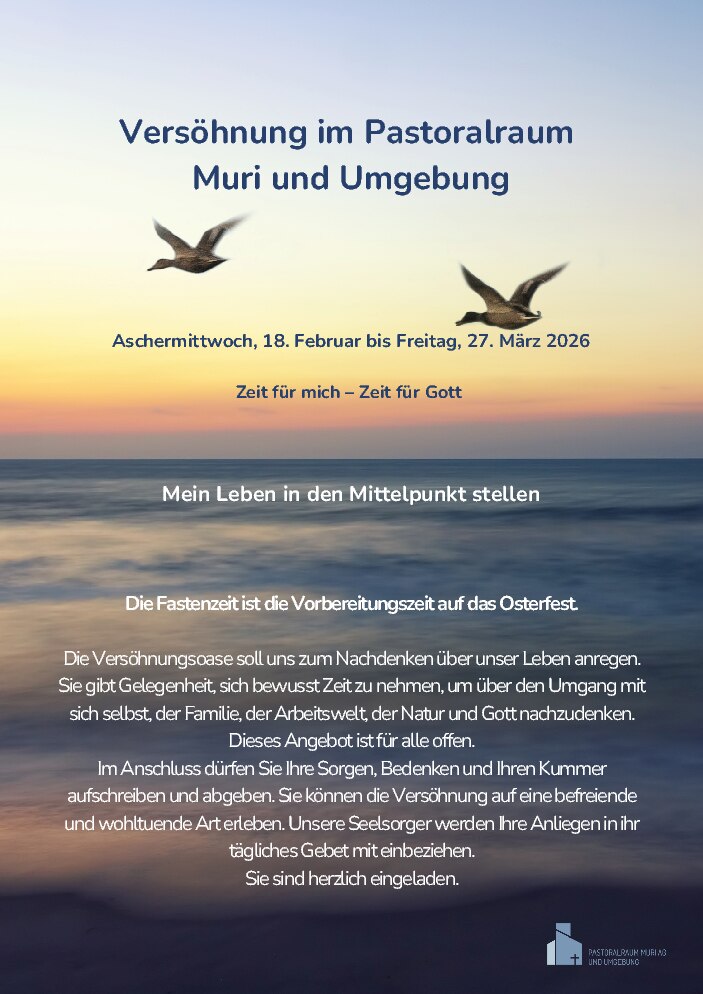 Versöhnung im Pastoral-
raum Muri und Umgebung