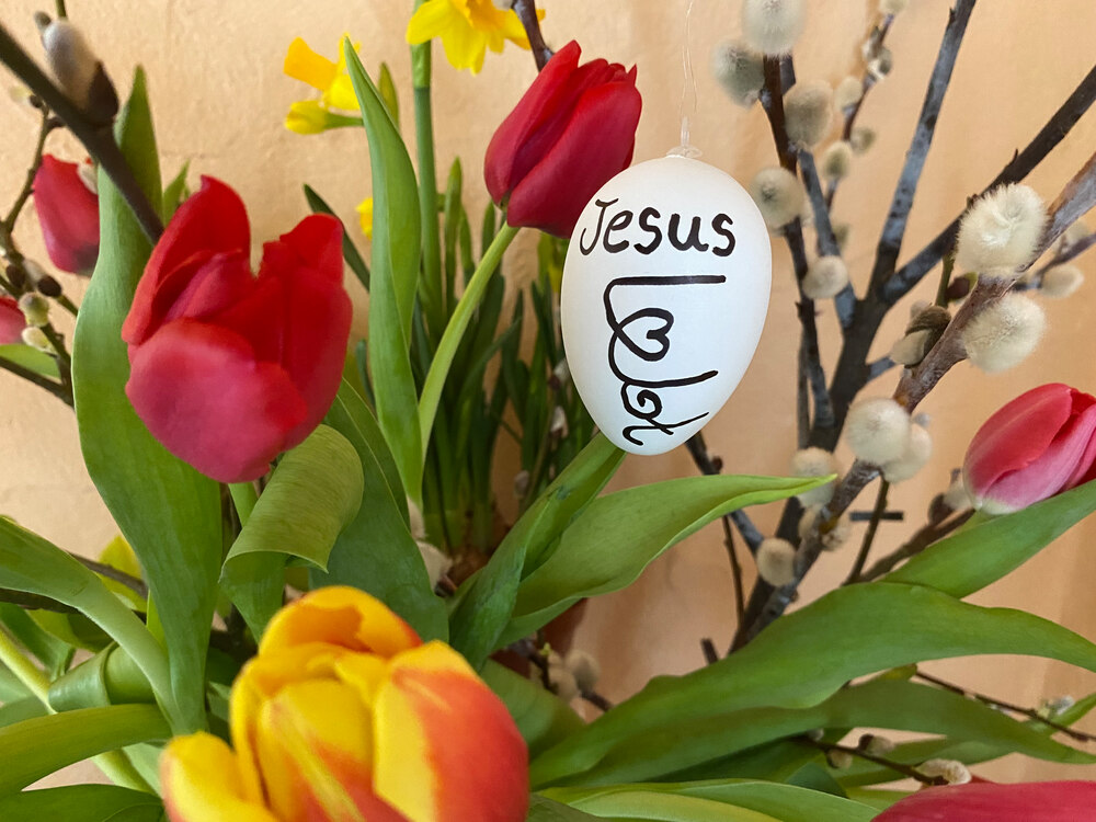 Blumen am Karfreitag