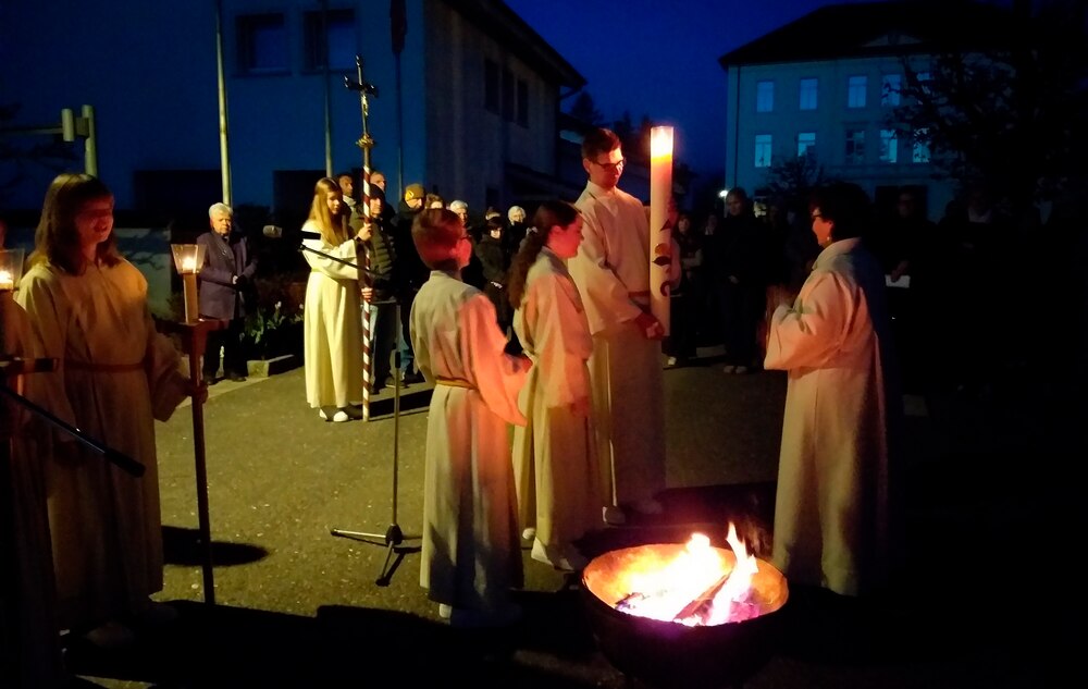 Feier des Ostermorgens: