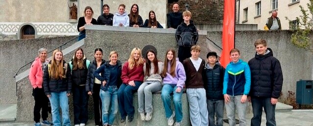 Aufenthalt der Firmlinge im Kloster Disentis