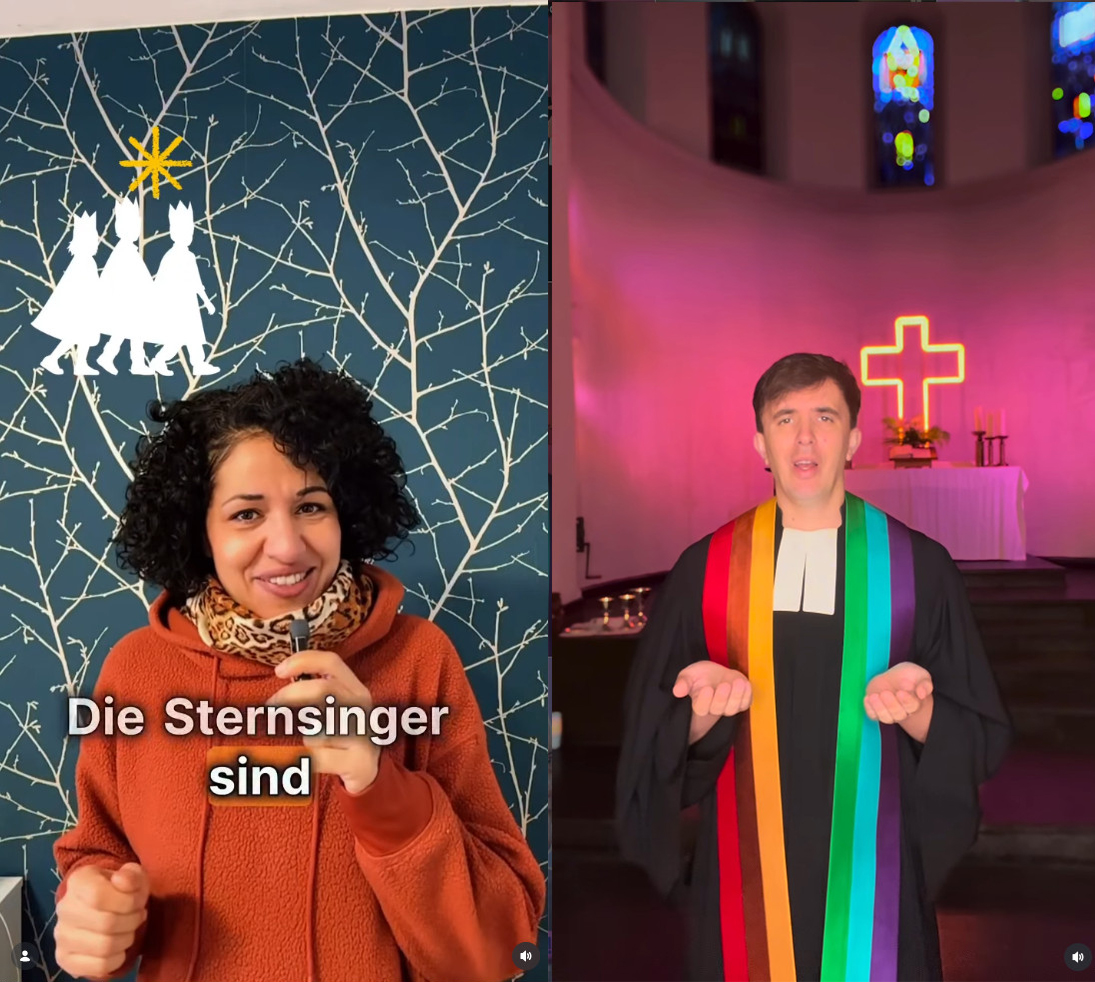 Im Namen Gottes auf Instagram