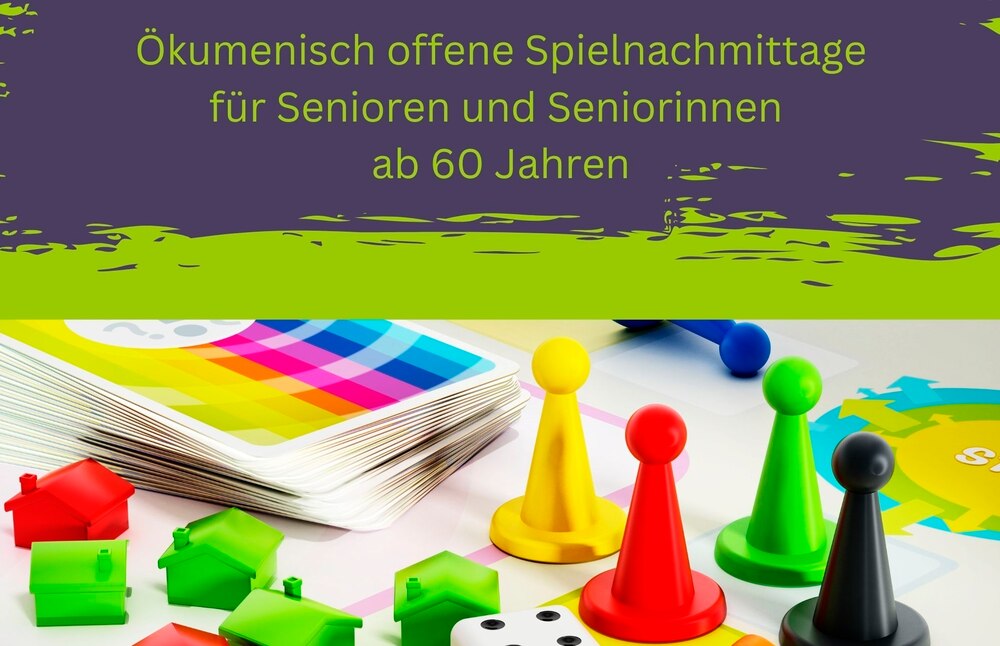 Ökumenisch offener Spielnachmittag für Senioren und Seniorinnen