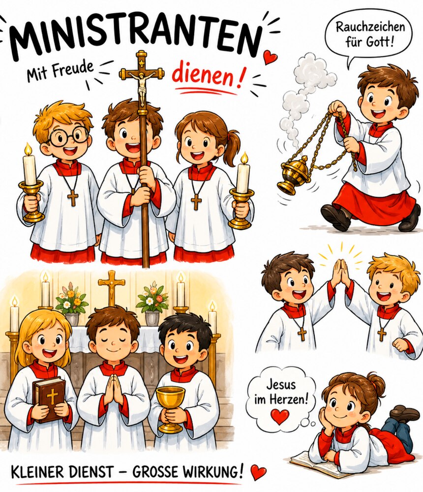 Ministranten-Schar