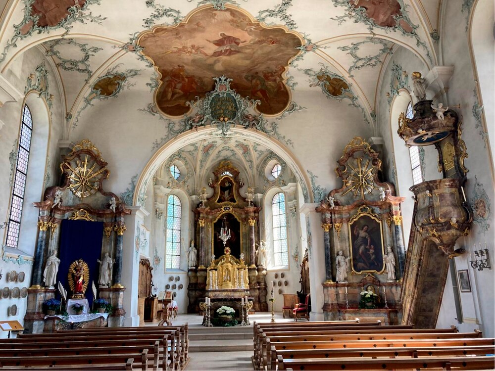 Einladung zum Festgottesdienst 250-Jahr-Feier Kirchweih Mettau mit anschliessendem Apéro