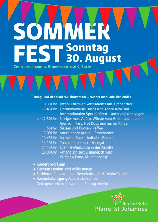 Mitmachen und Dabeisein beim Sommerfest