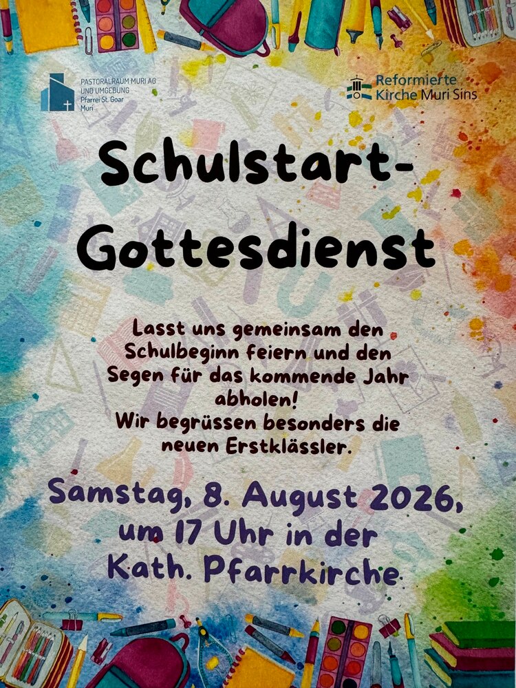 Voranzeige
Schulstart-Gottesdienst