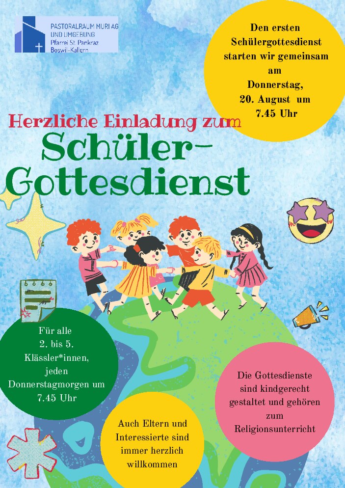 Erster Schülergottesdienst im neuen Schuljahr