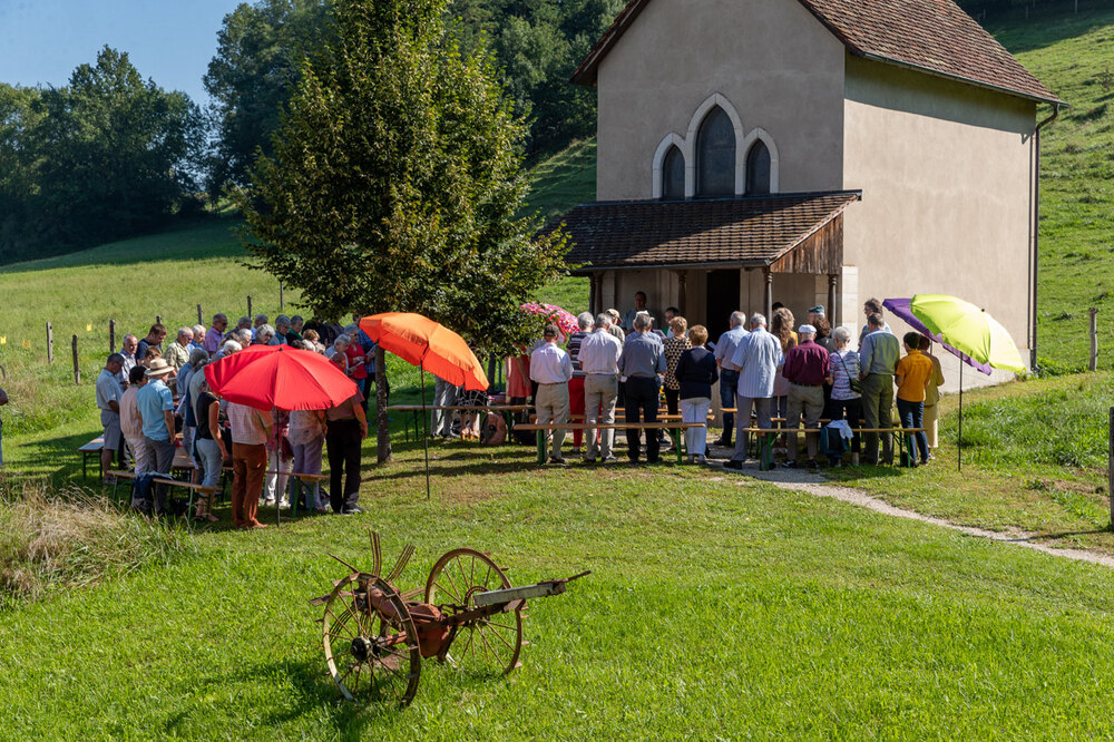 Gottesdienst bei der Rohrkapelle