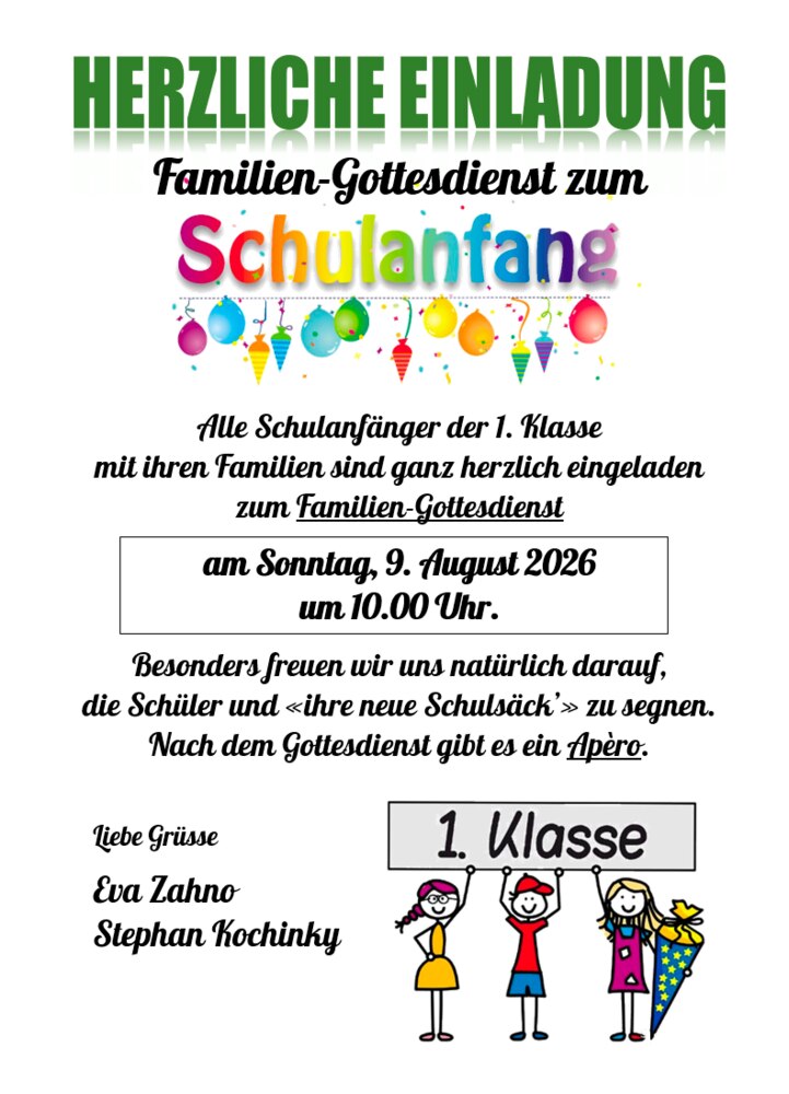 Schulanfang