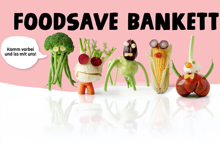 Foodsave-Bankett in der Weiten Gasse Baden