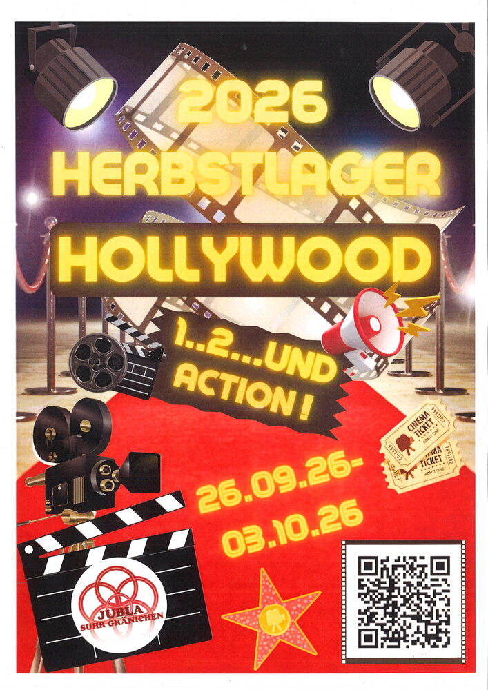 1… 2… und Action!
Vorhang auf fürs Herbstlager der Jubla Suhr-Gränichen