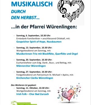 Musikalisch durch den Herbst