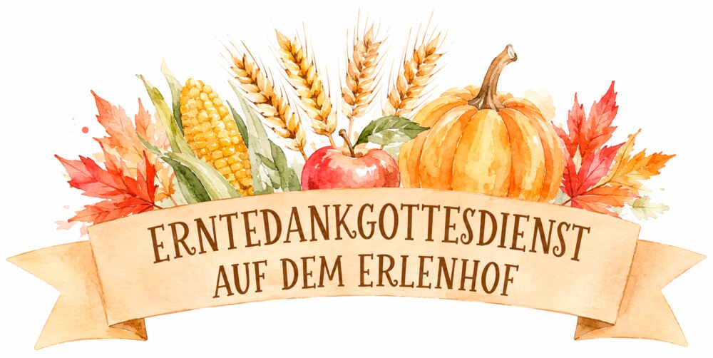 Erntedank am Sonntag, 6. September 10.30 Uhr