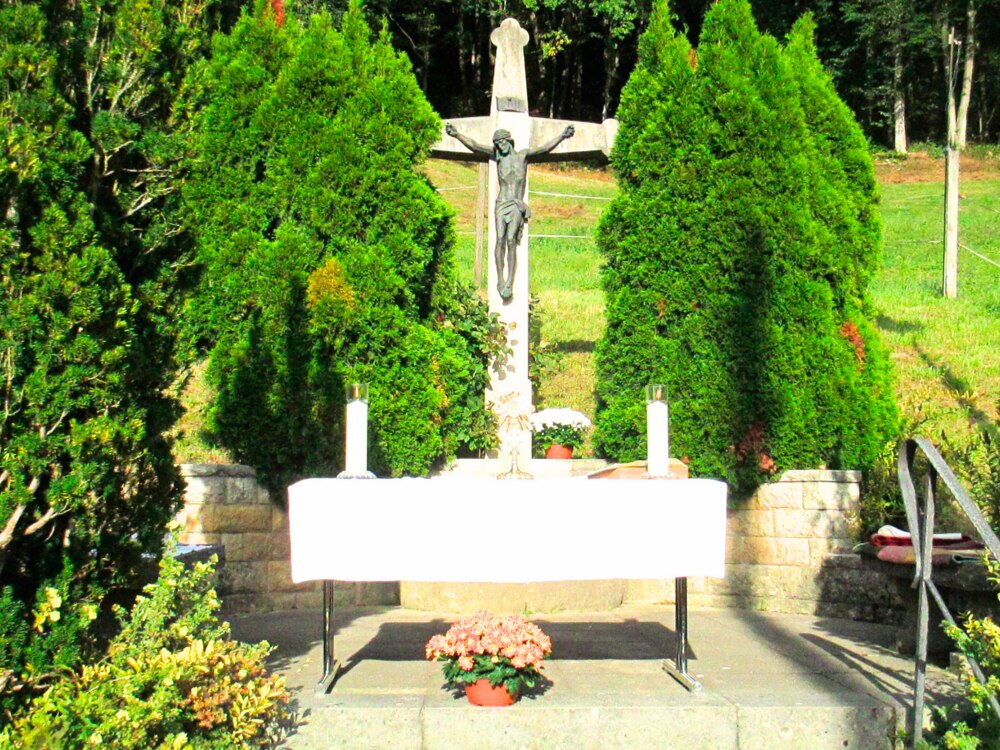 Gottesdienst bei der Kreuzecke Schindelboden