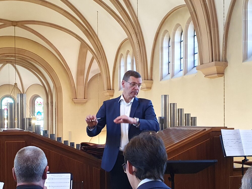 10-jähriges Dienstjubiläum unseres Chorleiters Eric Maier