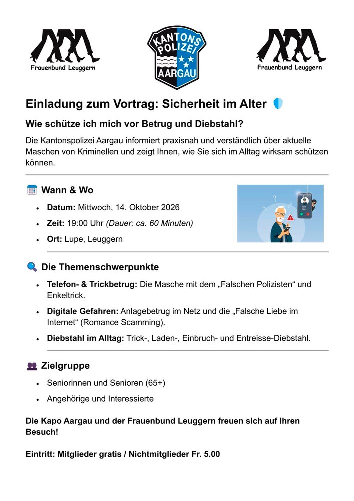 Der Frauenbund lädt ein…