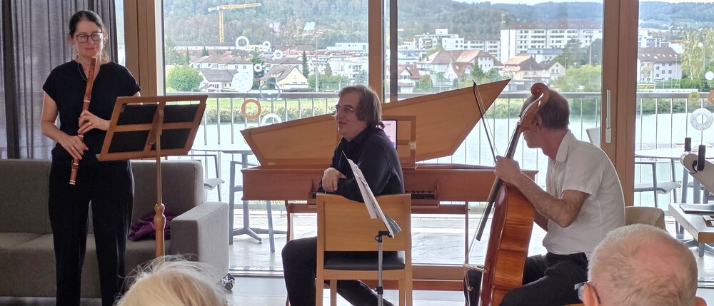 Musikalisches Fenster in der Aareperle