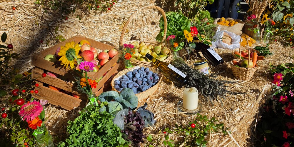 Erntedankgottesdienst auf dem Erlenhof