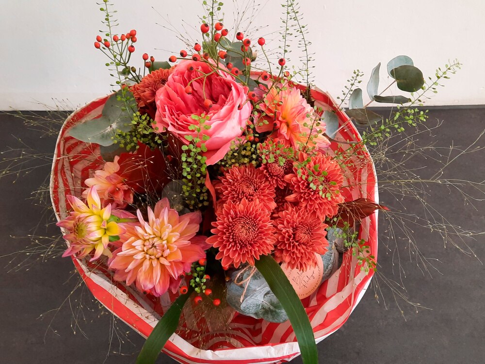 Geschenkte Blumen