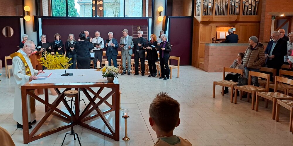 Gottesdienst Kirchweihe mit Kirchenchor Künten