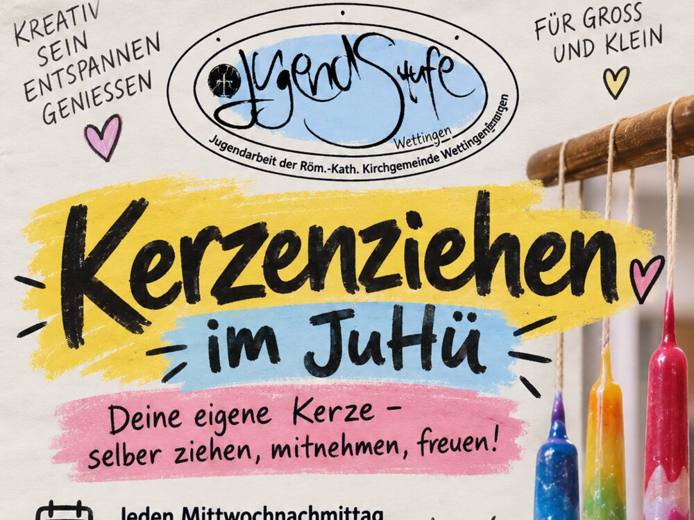 Kerzenziehen im JuHü