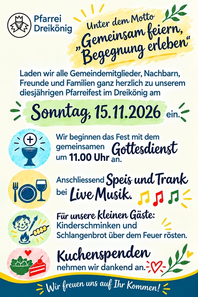 Pfarreifest im Dreikönig